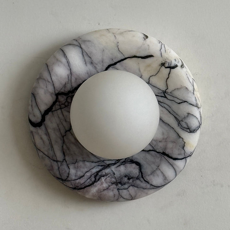 Zoraean Premium Elegance White Marble Sconce Wall Lamp - Letslighting