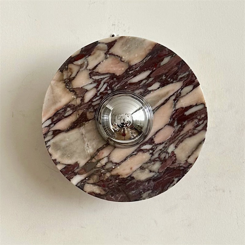 Alter Modern Minimalist Round Marble Sconce Wall Lamp - Letslighting