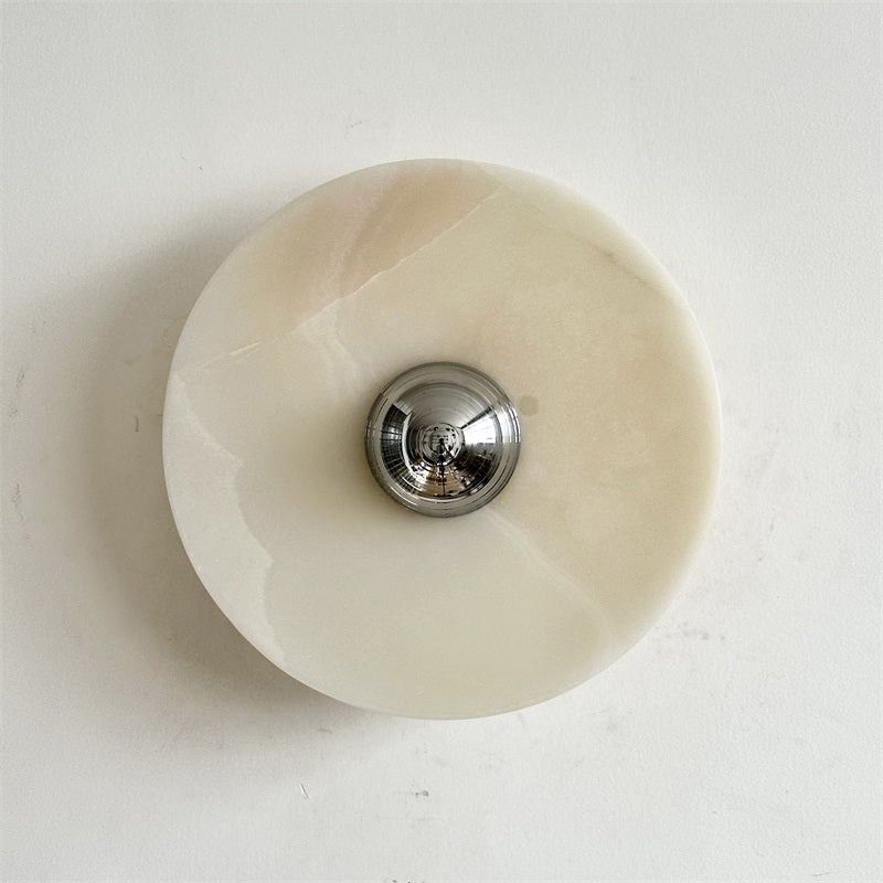 Arsole Modern Minimalist Round Jade Wall Lamp - Letslighting