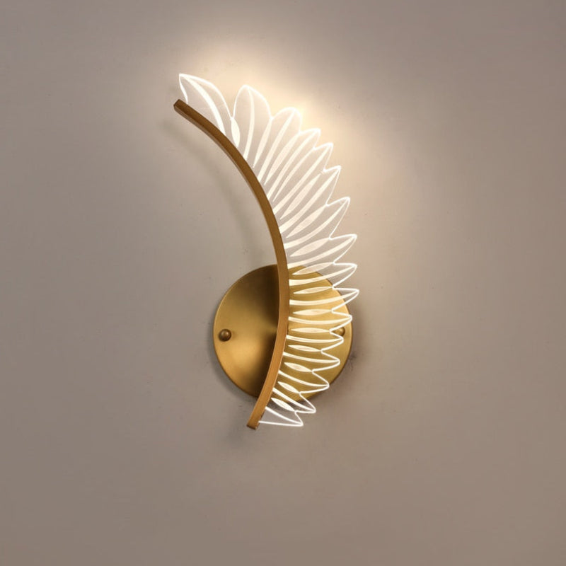Kristy Modern Crystal Wall Lamp Wings Design Sconce for Bedroom - Letslighting