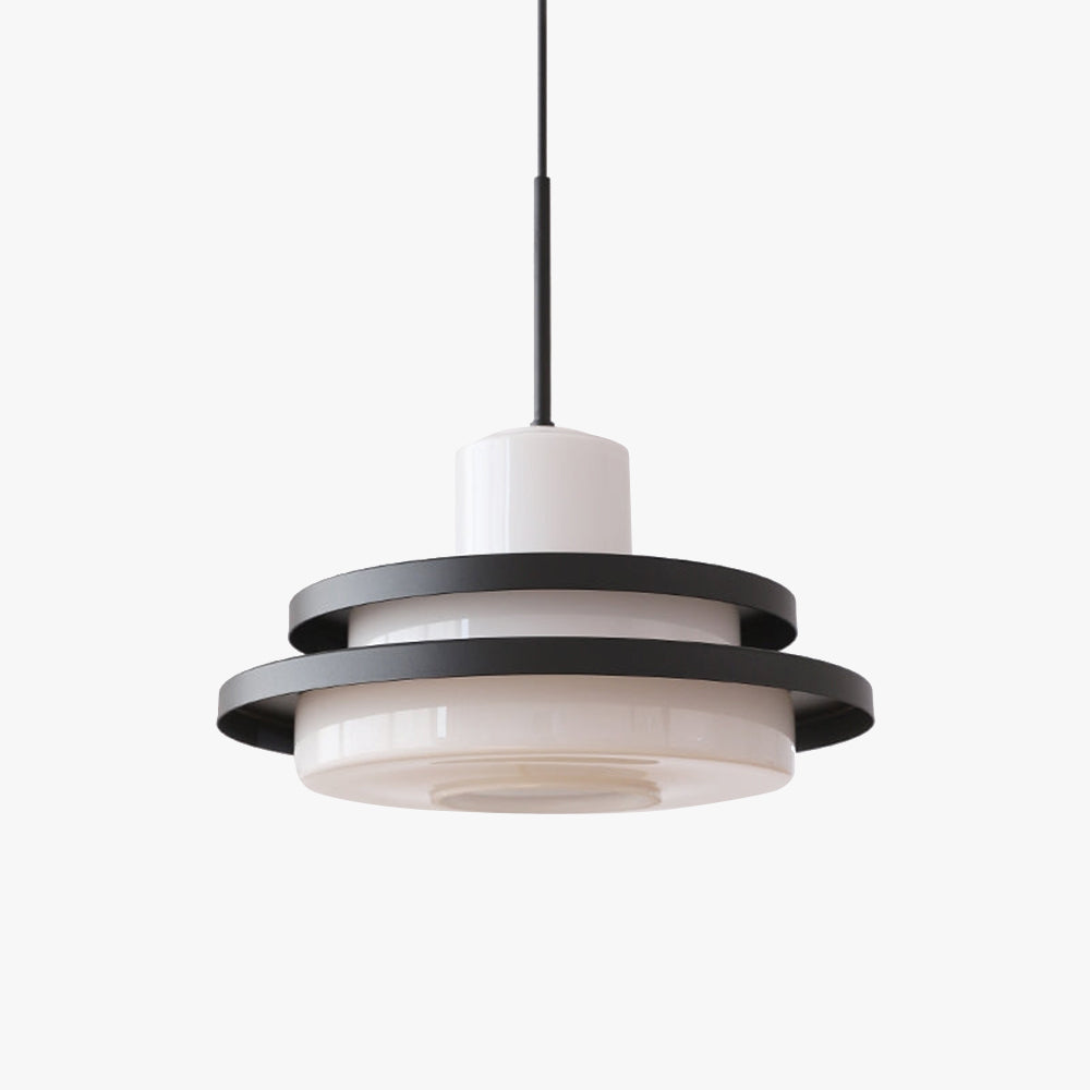 Valentina Middle Century Bauhaus Pendant Light Glass Dining Room Bedroom - Letslighting