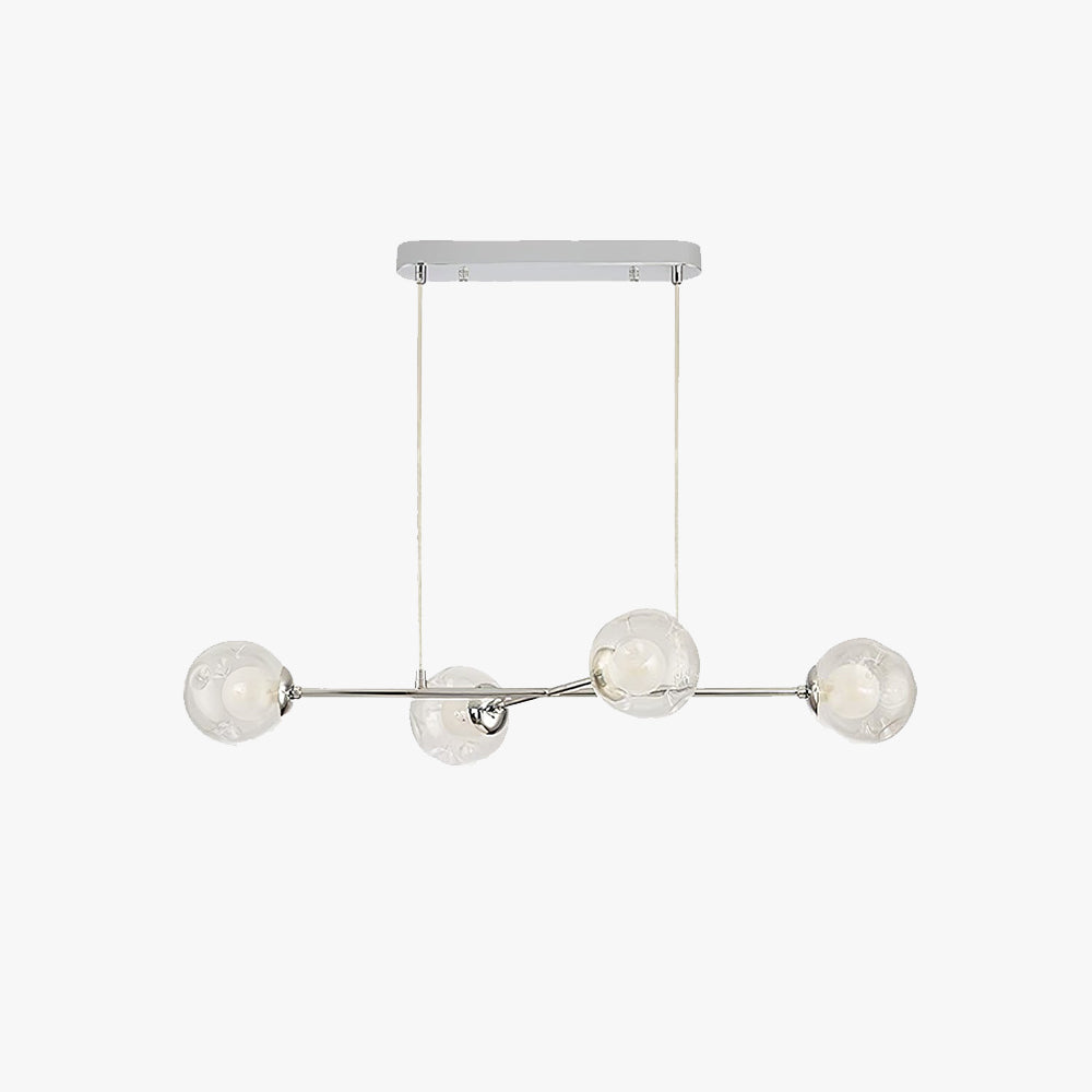 Valentina Nordic Bauhaus Chandelier Glass Living Room - Letslighting
