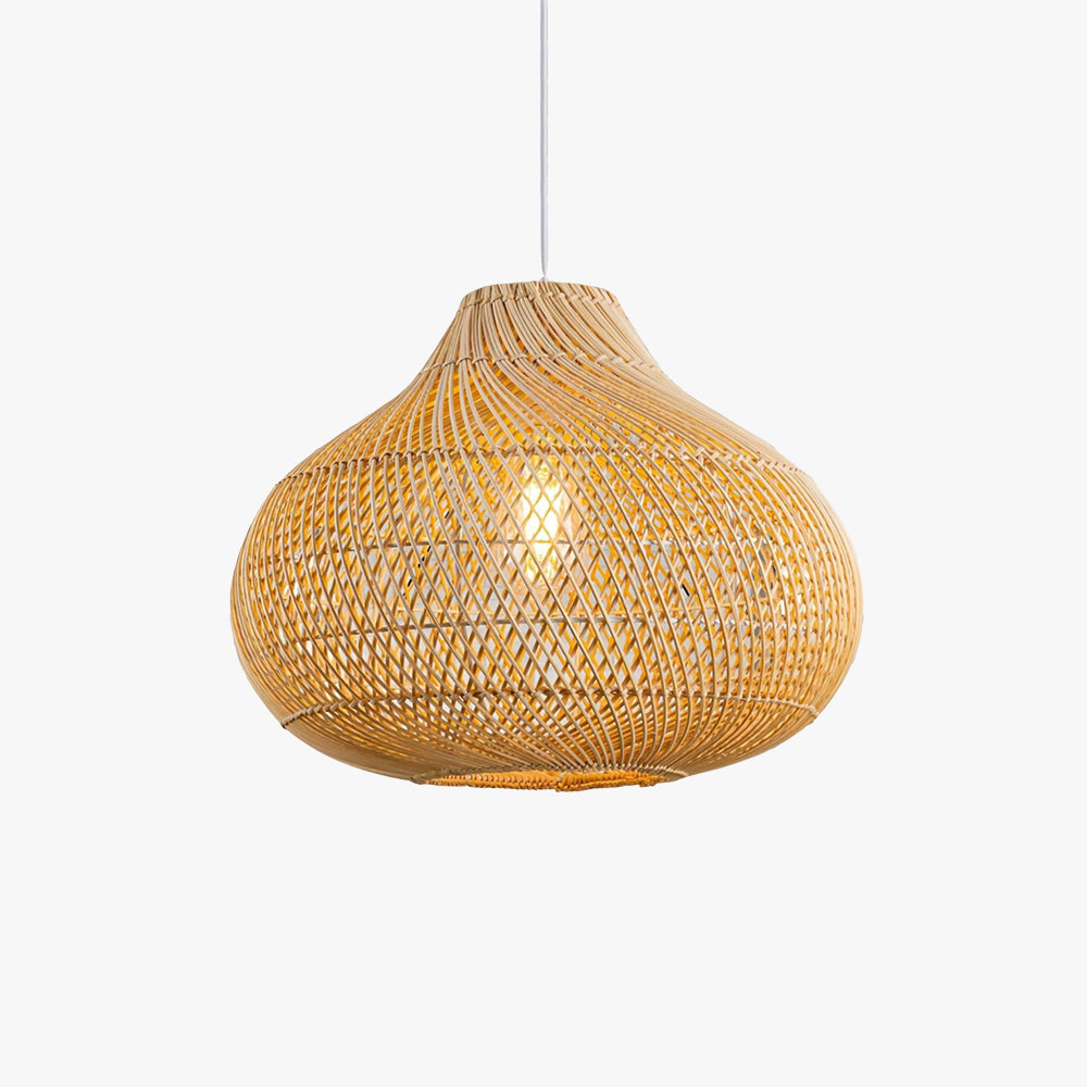 Ritta Design Handmade LED Pendant Light Rattan Bedroom/Study Room