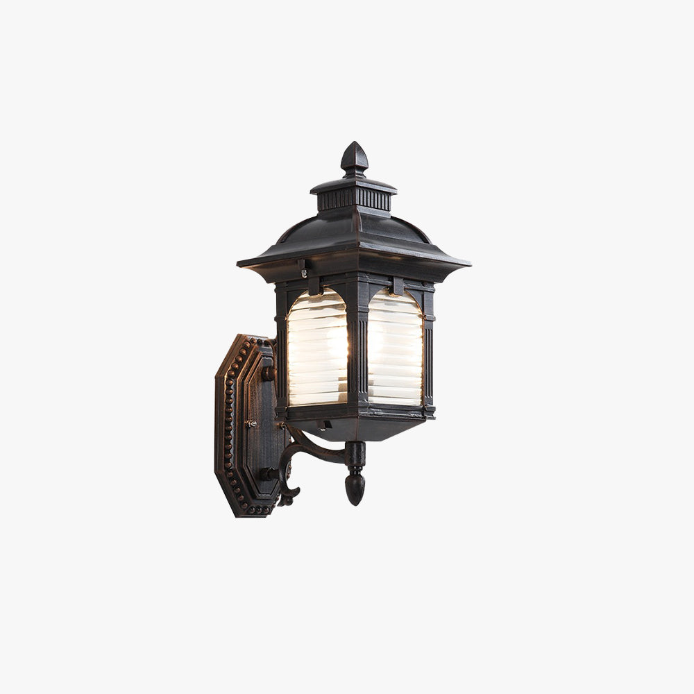 Epoch Vintage Outdoor Wall Lamp Glass/Meta Hallway/Courtyard - Letslighting