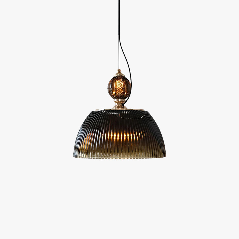 Valentina Retro Metal/Glass Pendant Light Living Room/Study/Bedroom