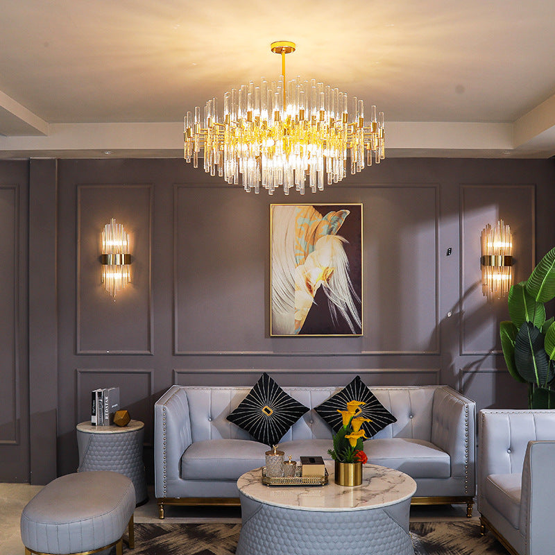 Kristy Luxurious Chandelier /Glass Living Room - Letslighting