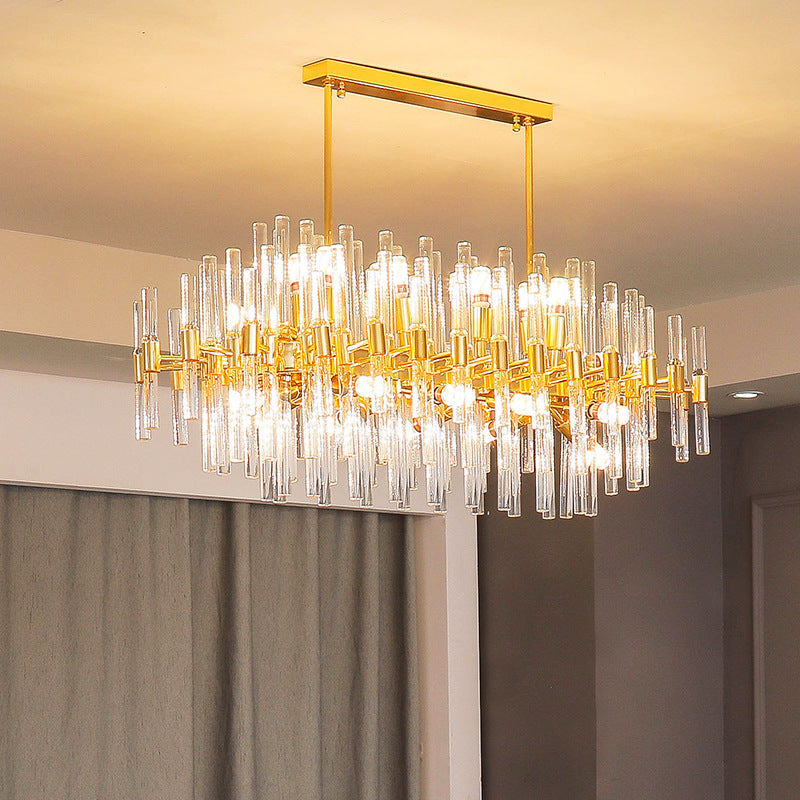 Kristy Luxurious Chandelier /Glass Living Room - Letslighting