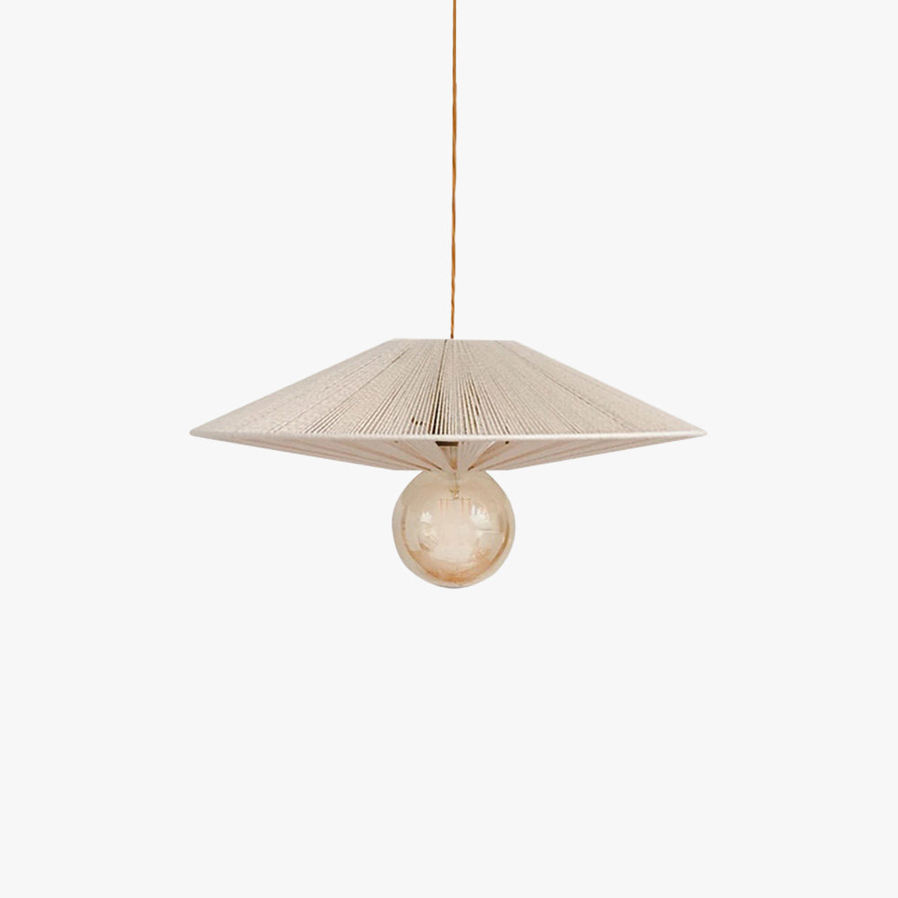 Ritta Crystal LED Metal/Twine Pendant Light Dining Room