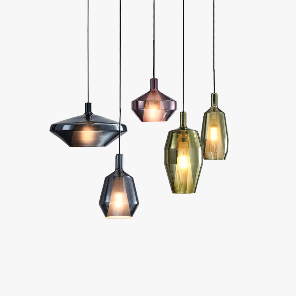 Valentina Modern Glass Pendant Light Livining Room