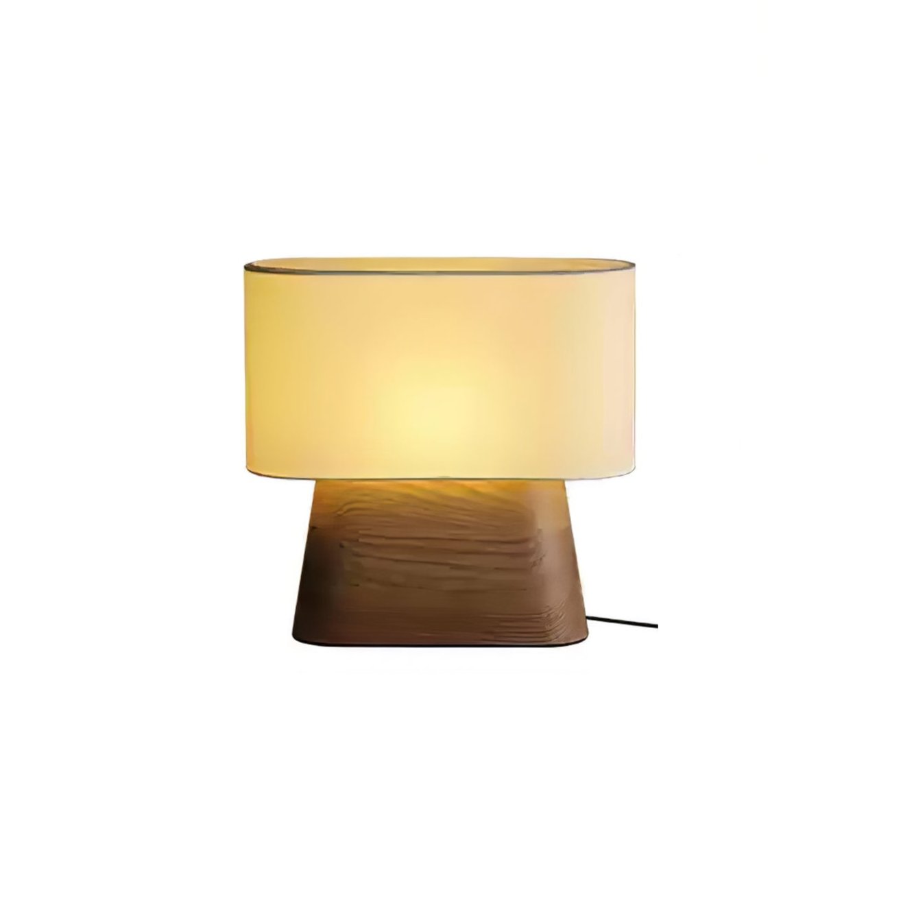 Sylva Wood & Fabric Table Lamp - Letslighting
