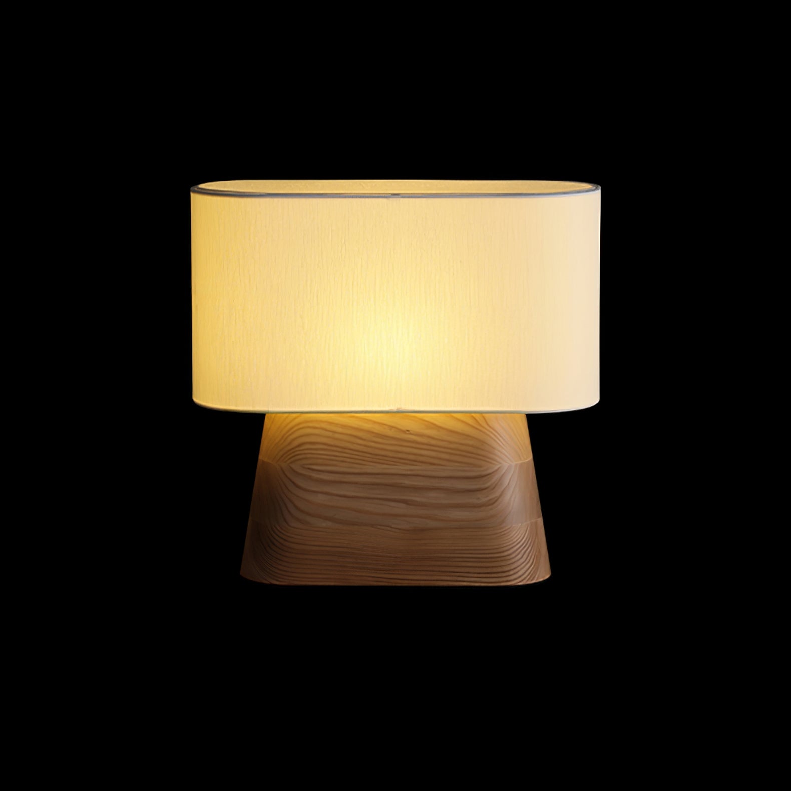 Sylva Wood & Fabric Table Lamp - Letslighting
