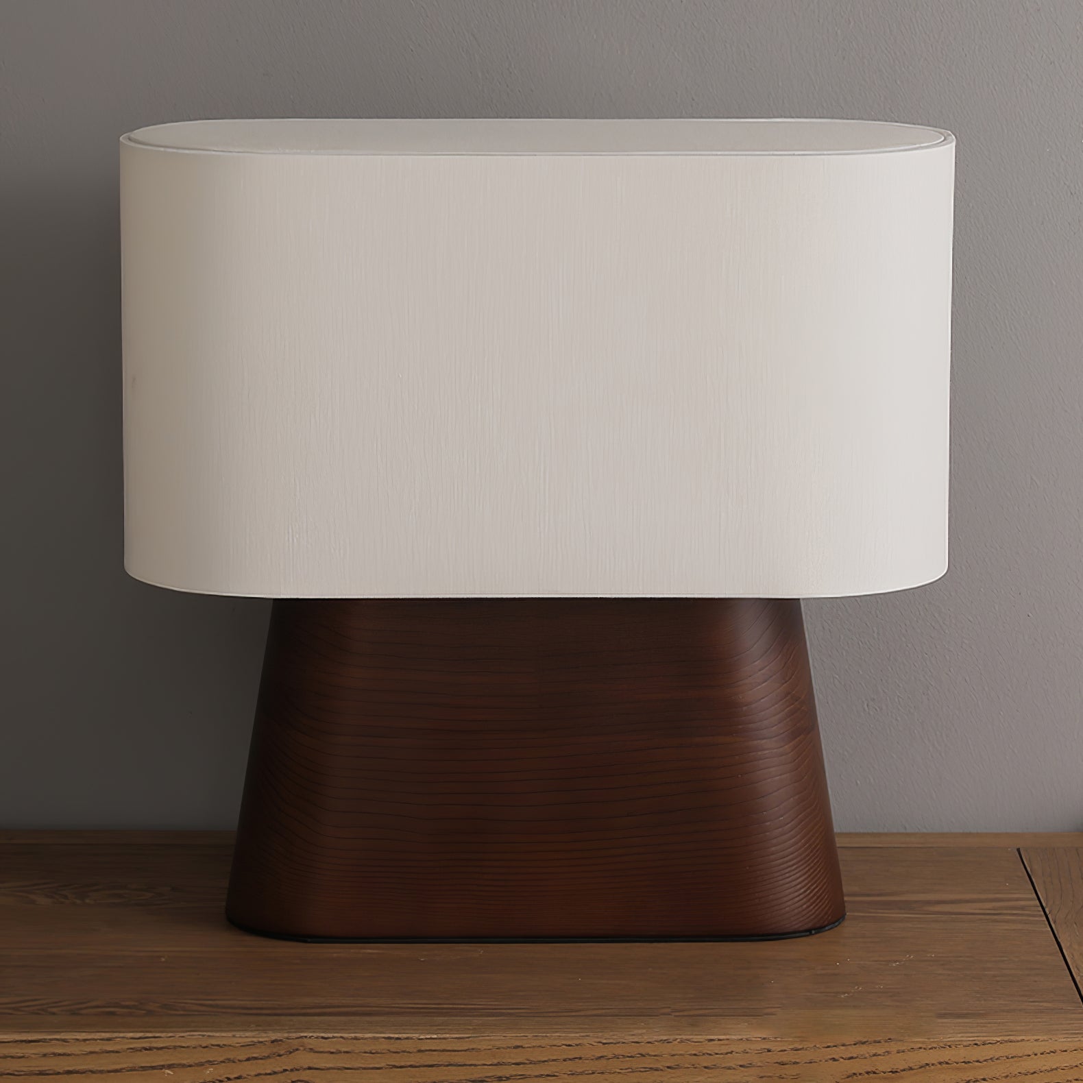Sylva Wood & Fabric Table Lamp - Letslighting