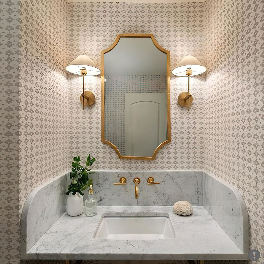 Silva White Cone Shade Wall Lamp Fabric - Letslighting