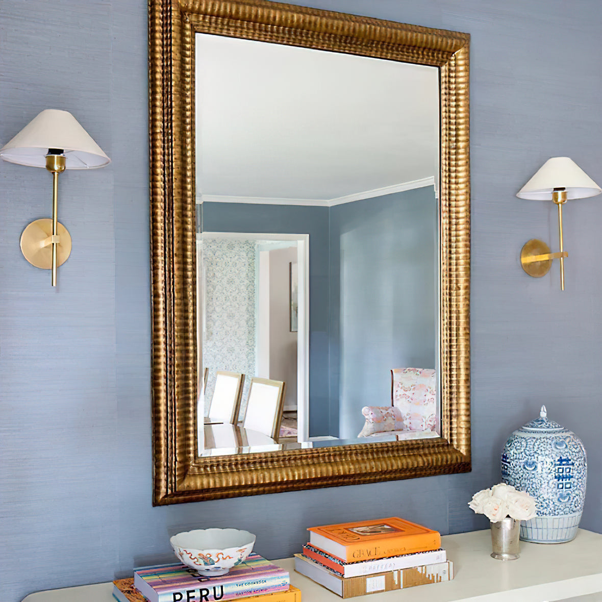 Silva White Cone Shade Wall Lamp Fabric - Letslighting