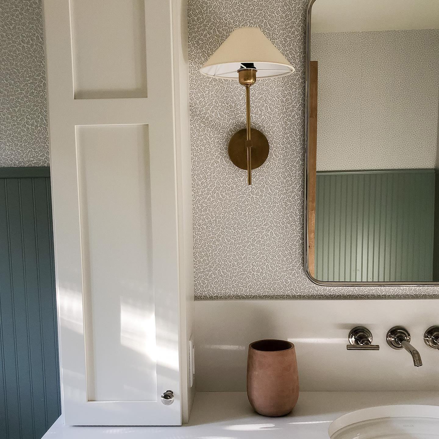 Silva White Cone Shade Wall Lamp Fabric - Letslighting