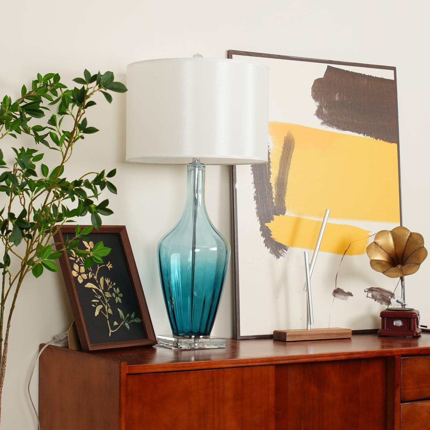 Syphae Glass Table Lamp - Letslighting