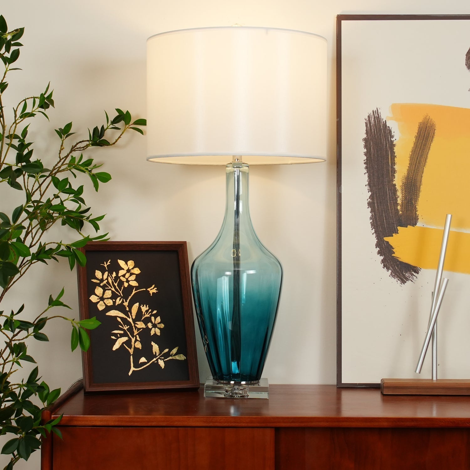 Syphae Glass Table Lamp - Letslighting