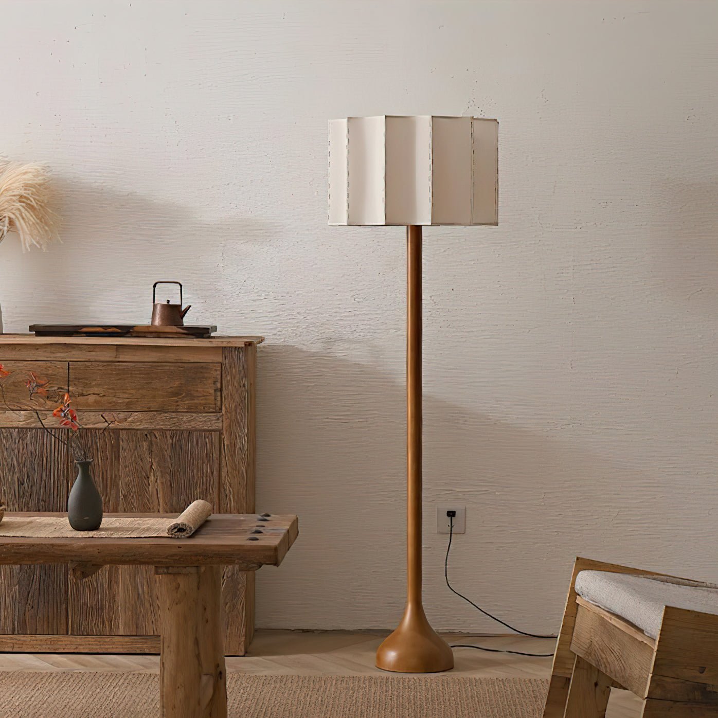 Axel Minimalist Wood Floor Lamp - Letslighting