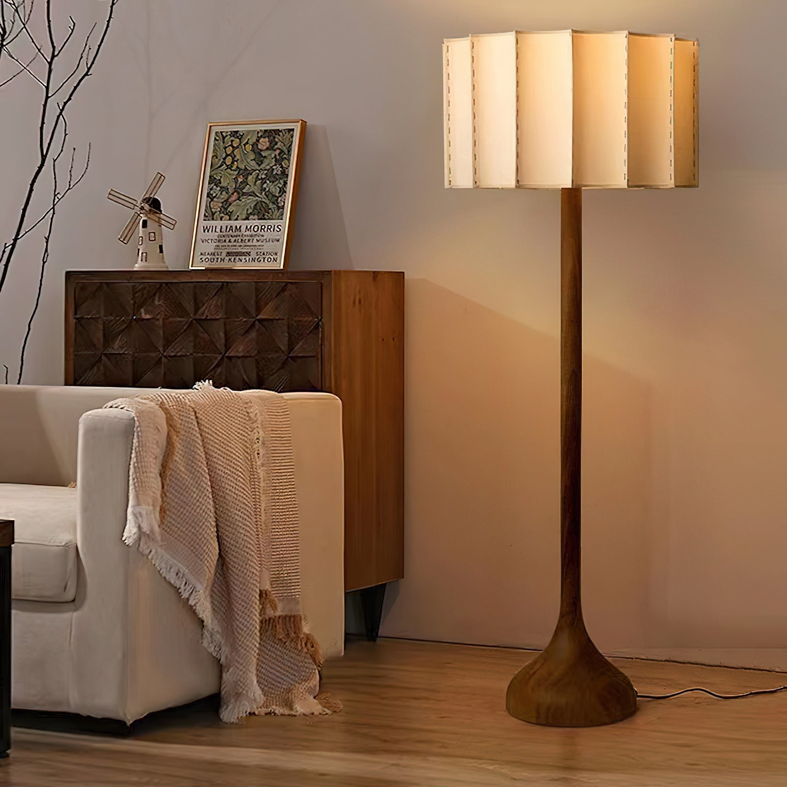 Axel Minimalist Wood Floor Lamp - Letslighting