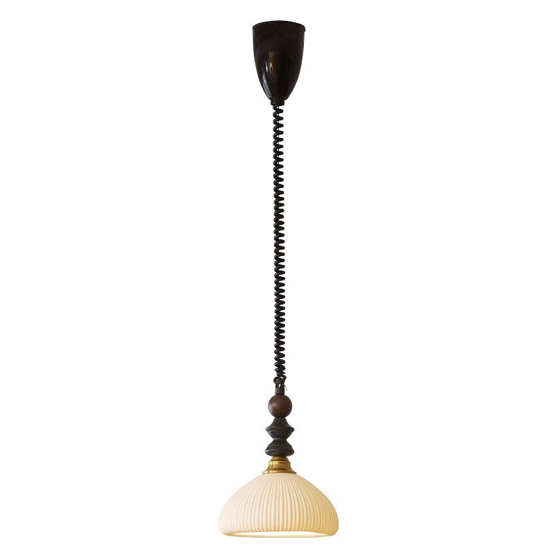 Halcyon Modern Minimalist Arch Wood Pendant Light - Letslighting