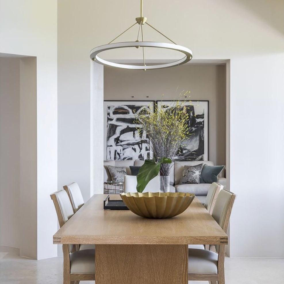 Yates Minimalist Circle Pendant Light - Letslighting