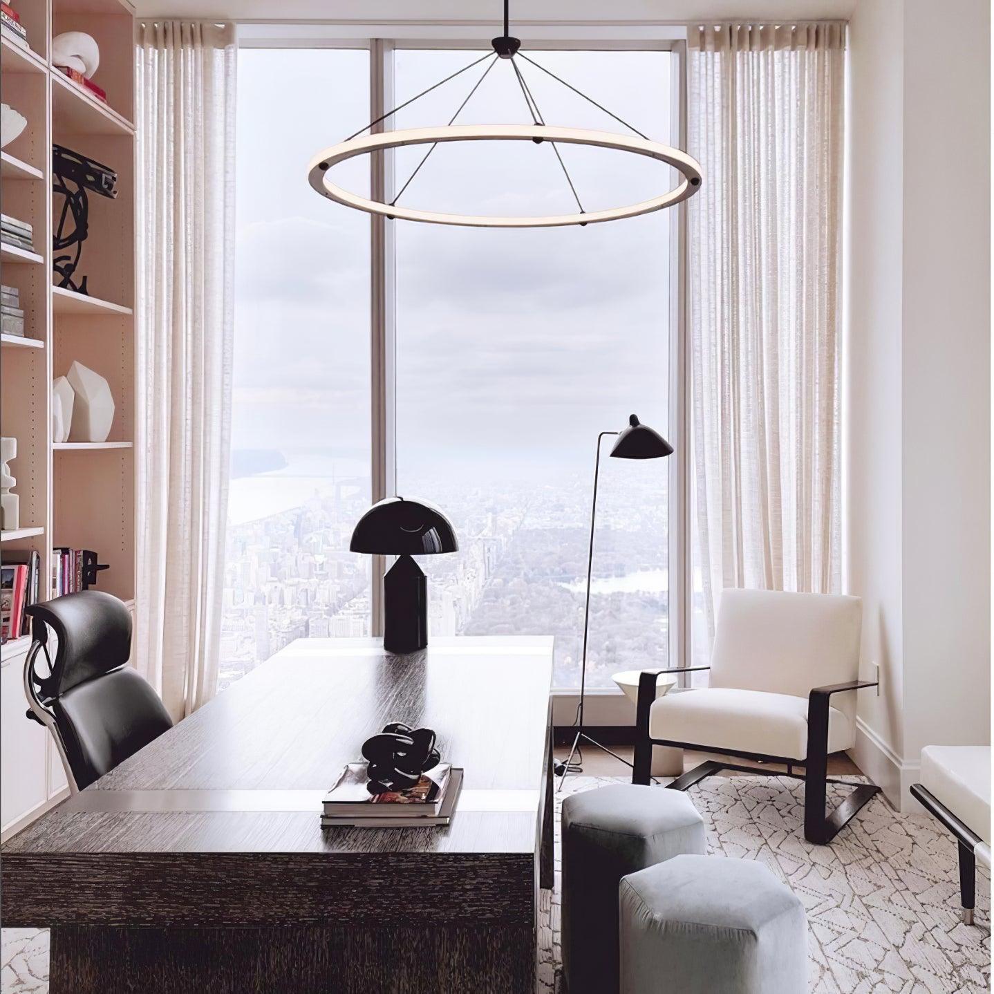 Yates Minimalist Circle Pendant Light - Letslighting