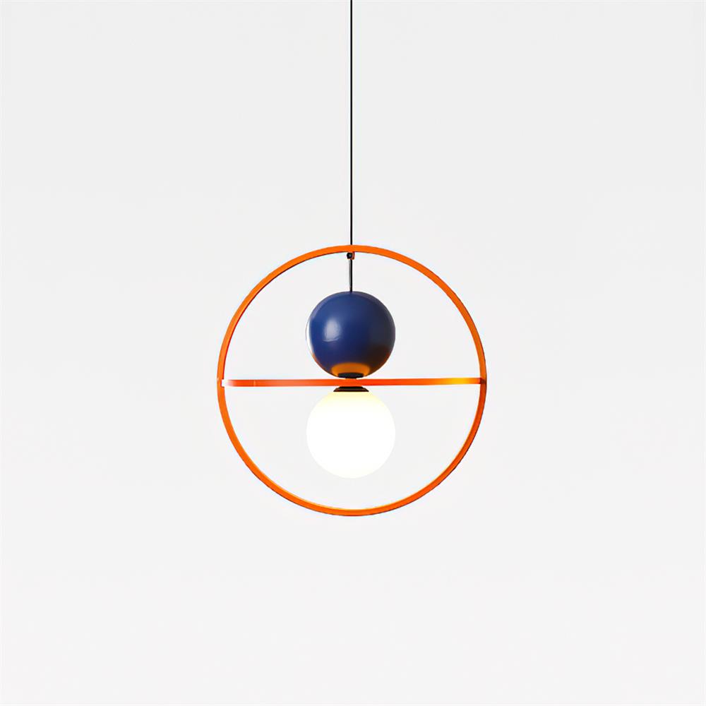 Halo Duo Sculptural Orb Pendant Lamp - Letslighting