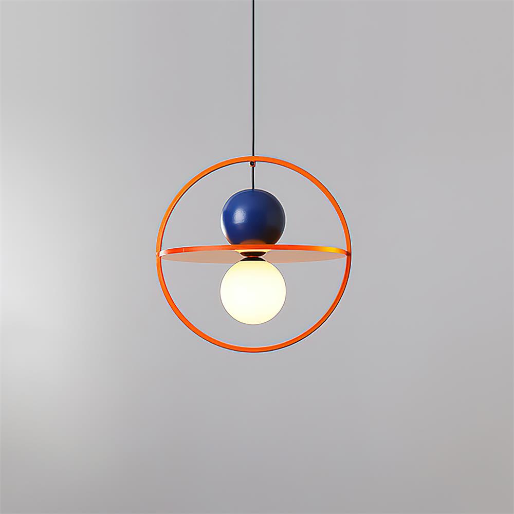 Halo Duo Sculptural Orb Pendant Lamp - Letslighting