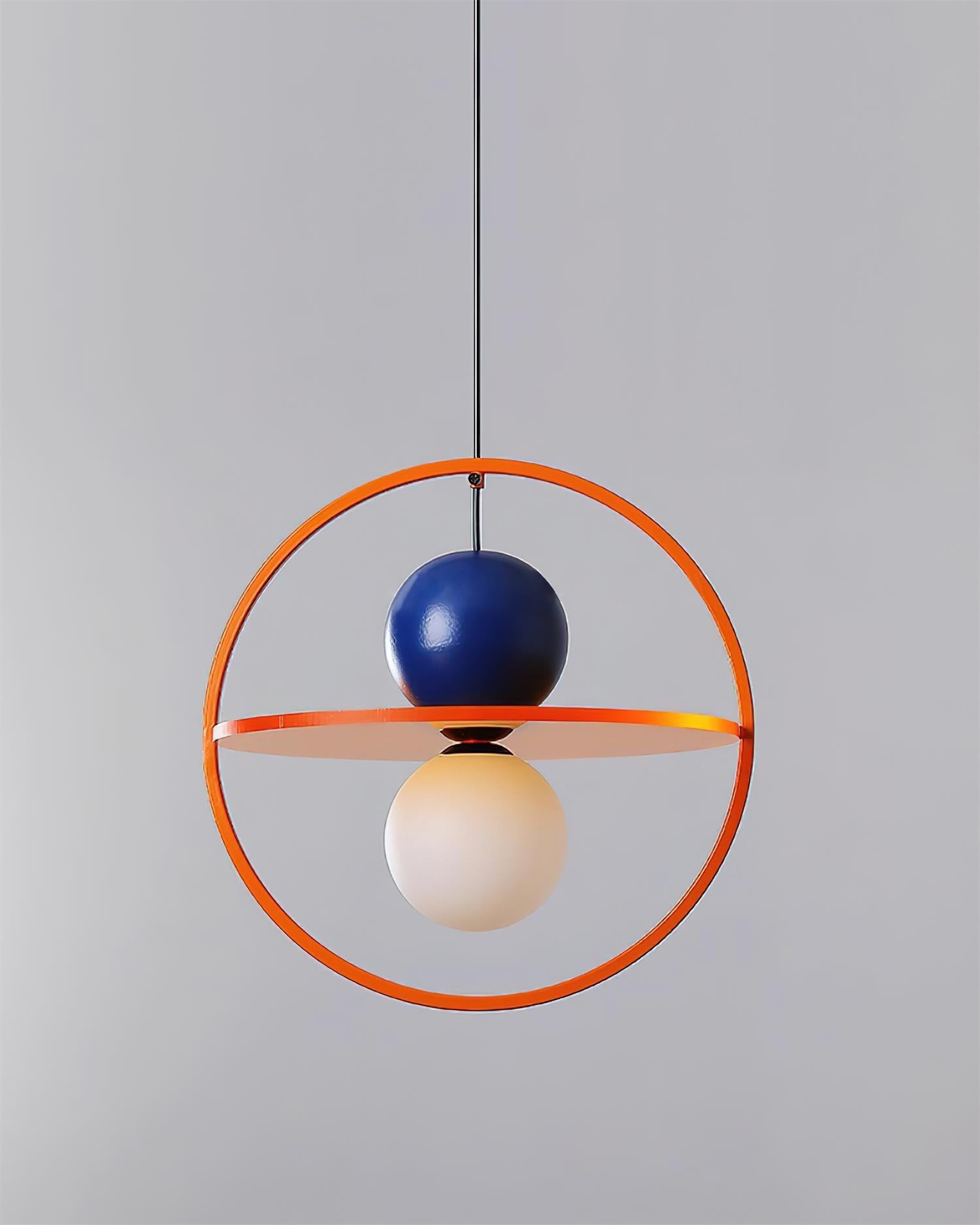Halo Duo Sculptural Orb Pendant Lamp - Letslighting