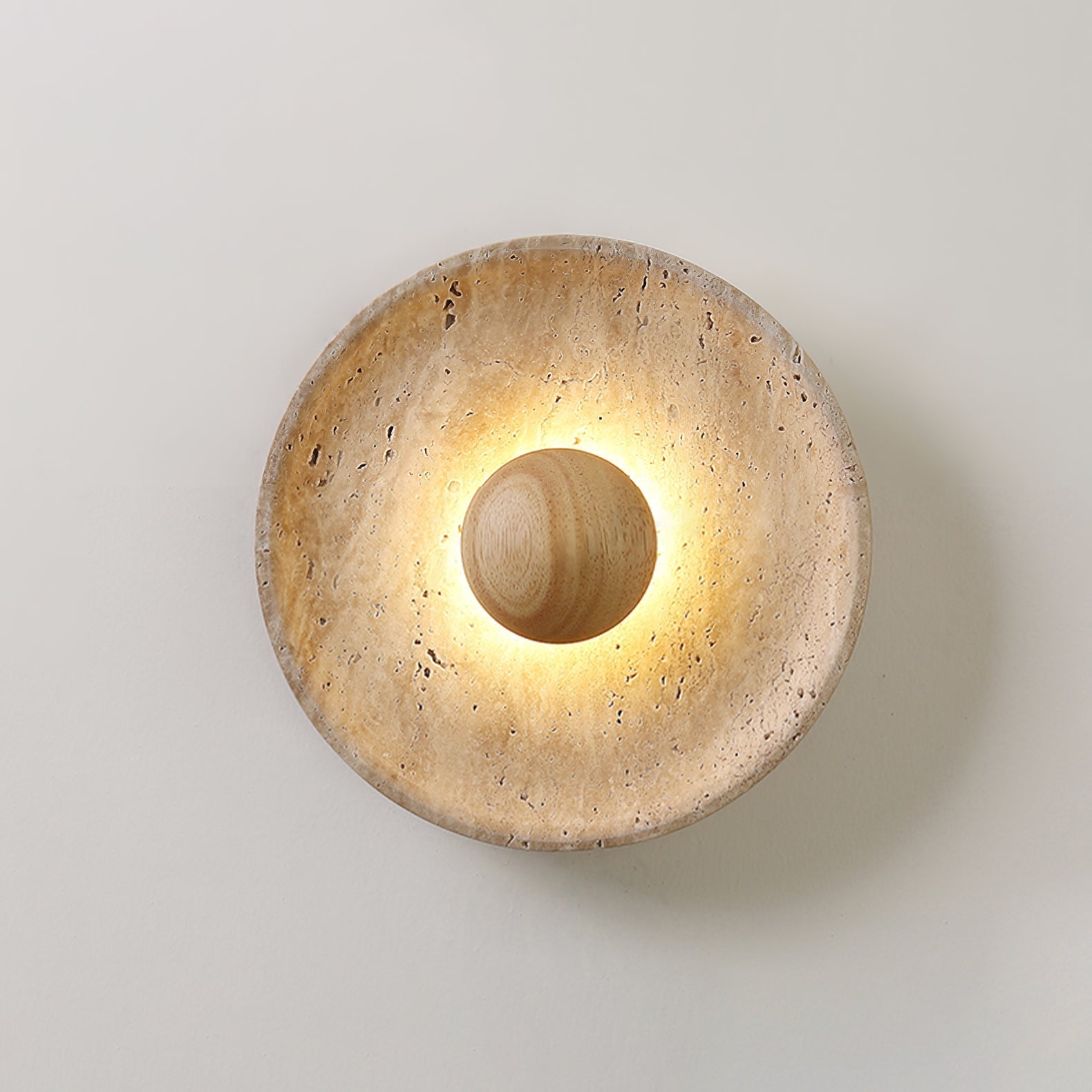 Ritta Sun Travertine Wall Lamp - Letslighting