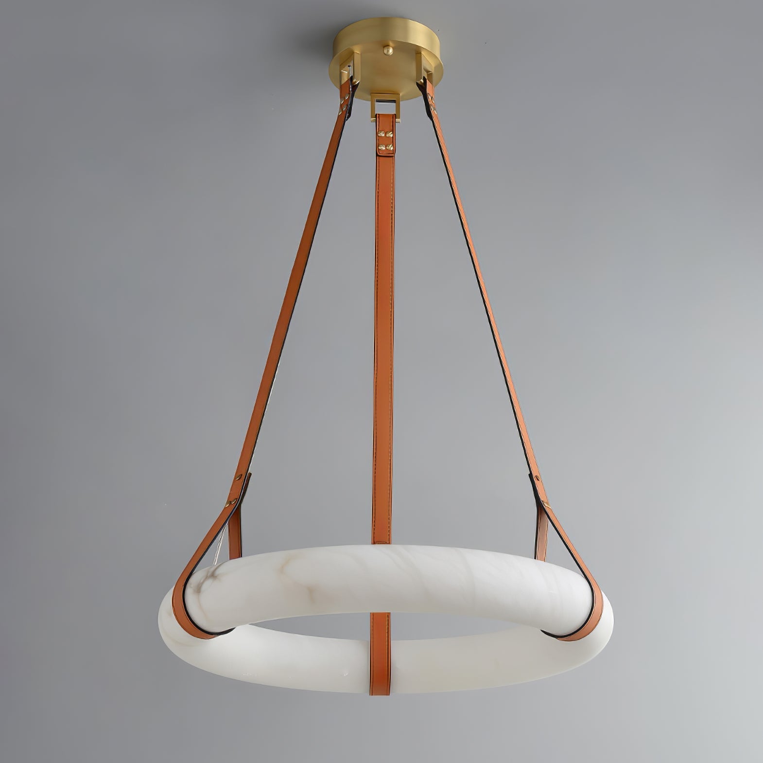 Erzorila Circular Alabaster Pendant Light