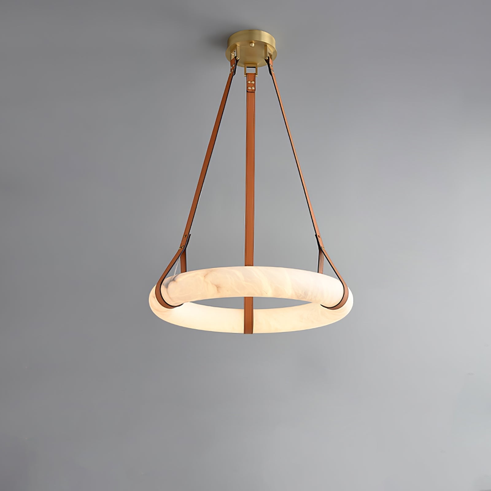 Erzorila Circular Alabaster Pendant Light