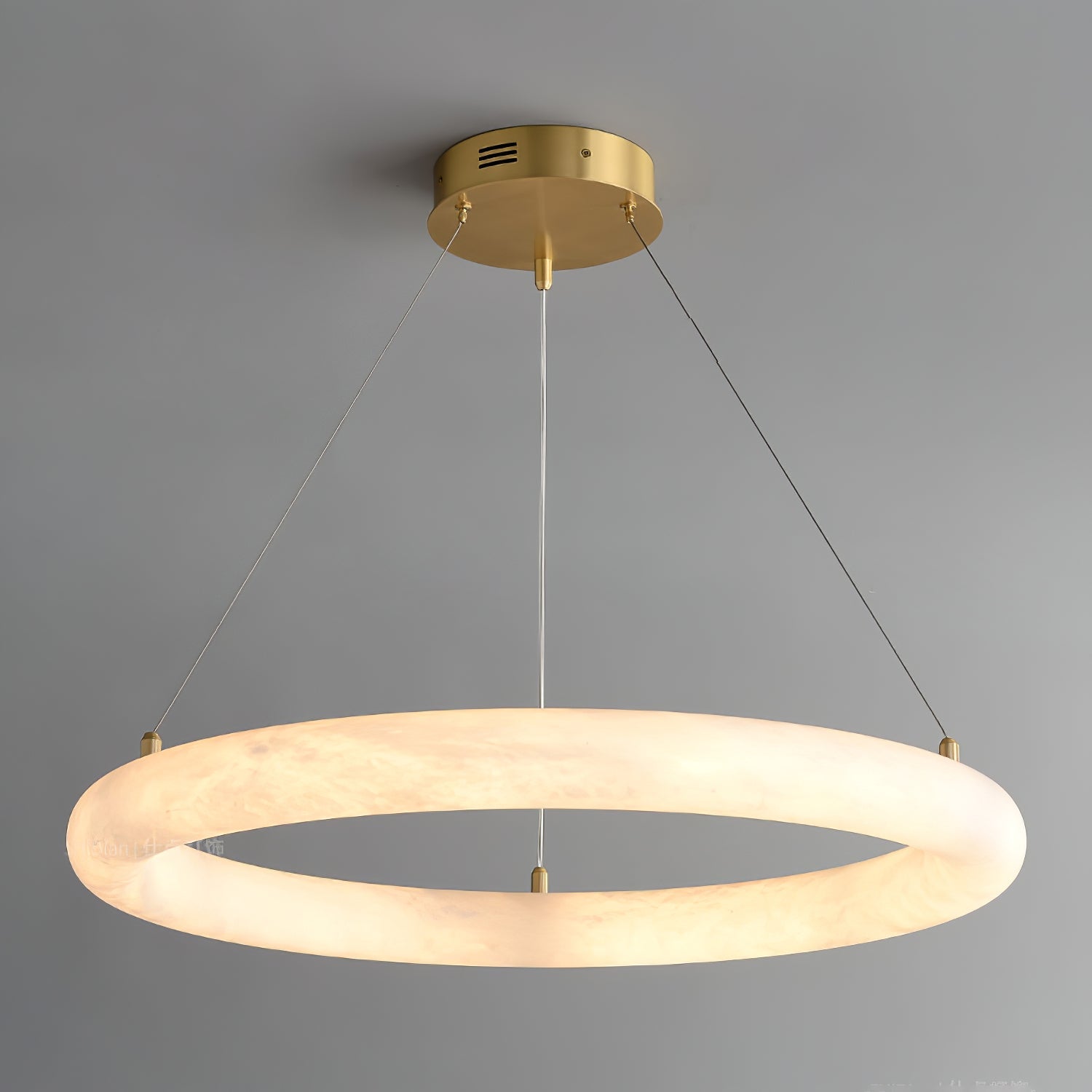 Erzorila Circular Alabaster Pendant Light
