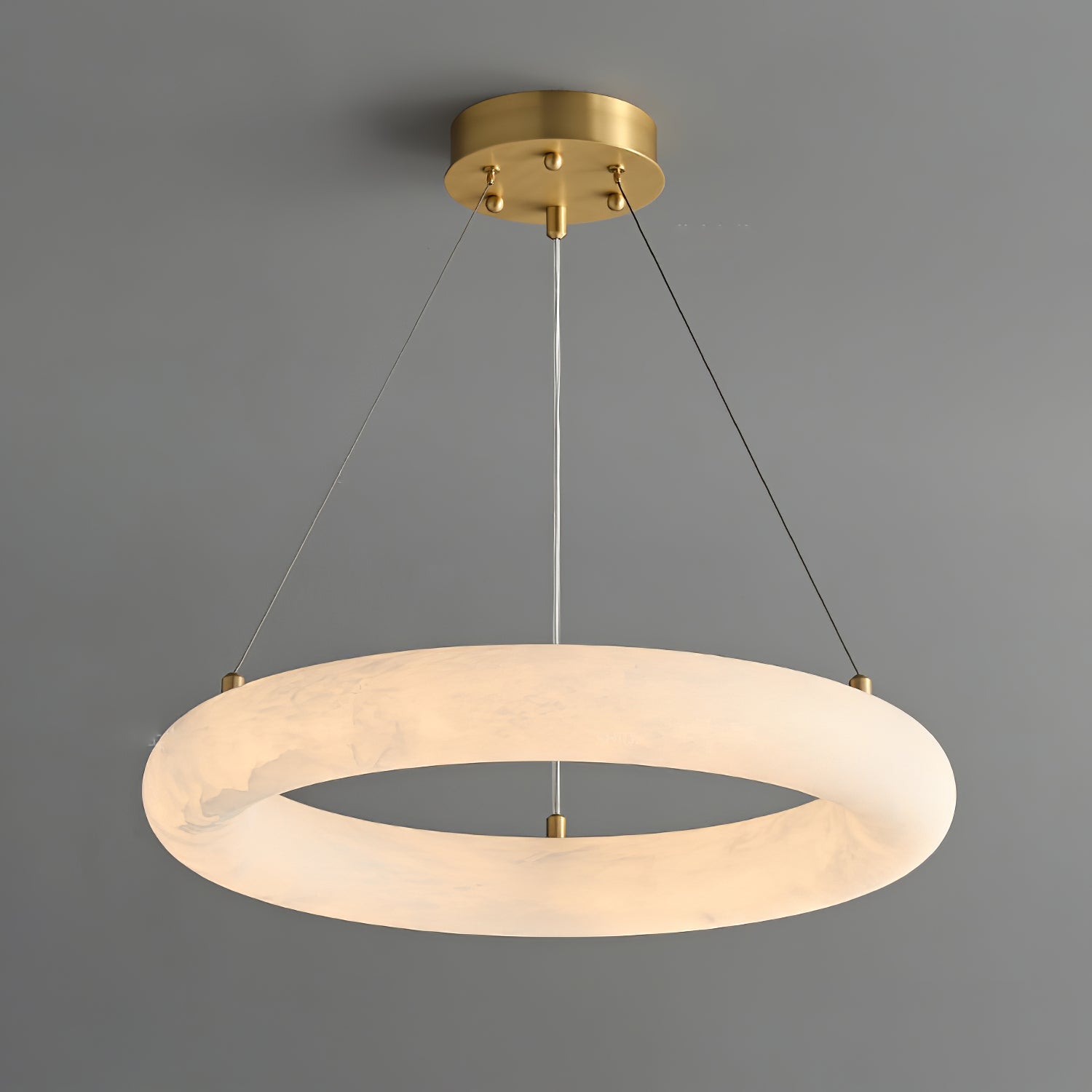 Erzorila Circular Alabaster Pendant Light