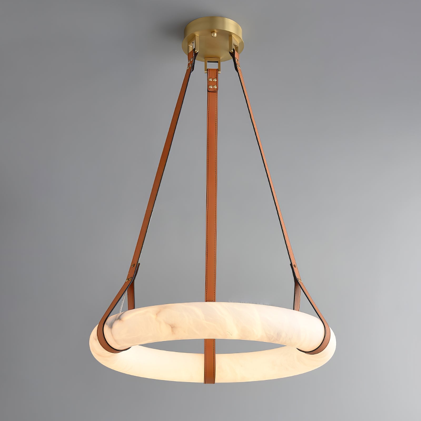 Erzorila Circular Alabaster Pendant Light