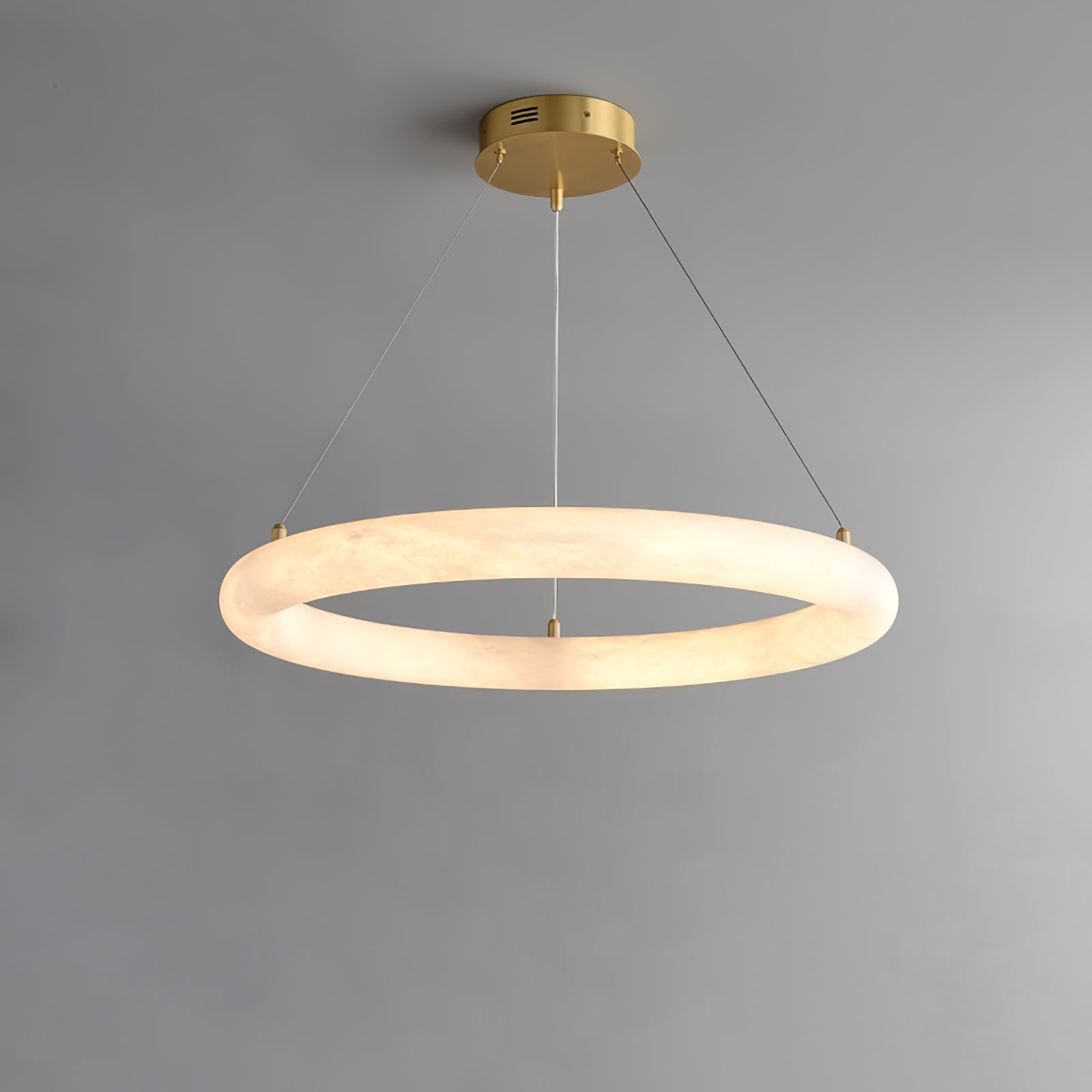Erzorila Circular Alabaster Pendant Light