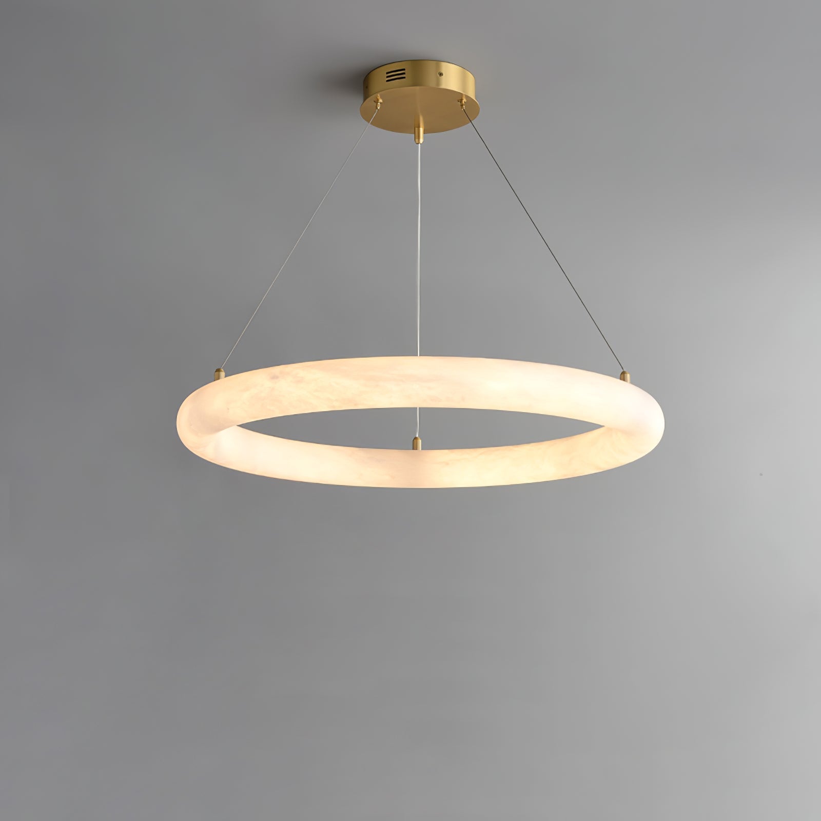 Erzorila Circular Alabaster Pendant Light