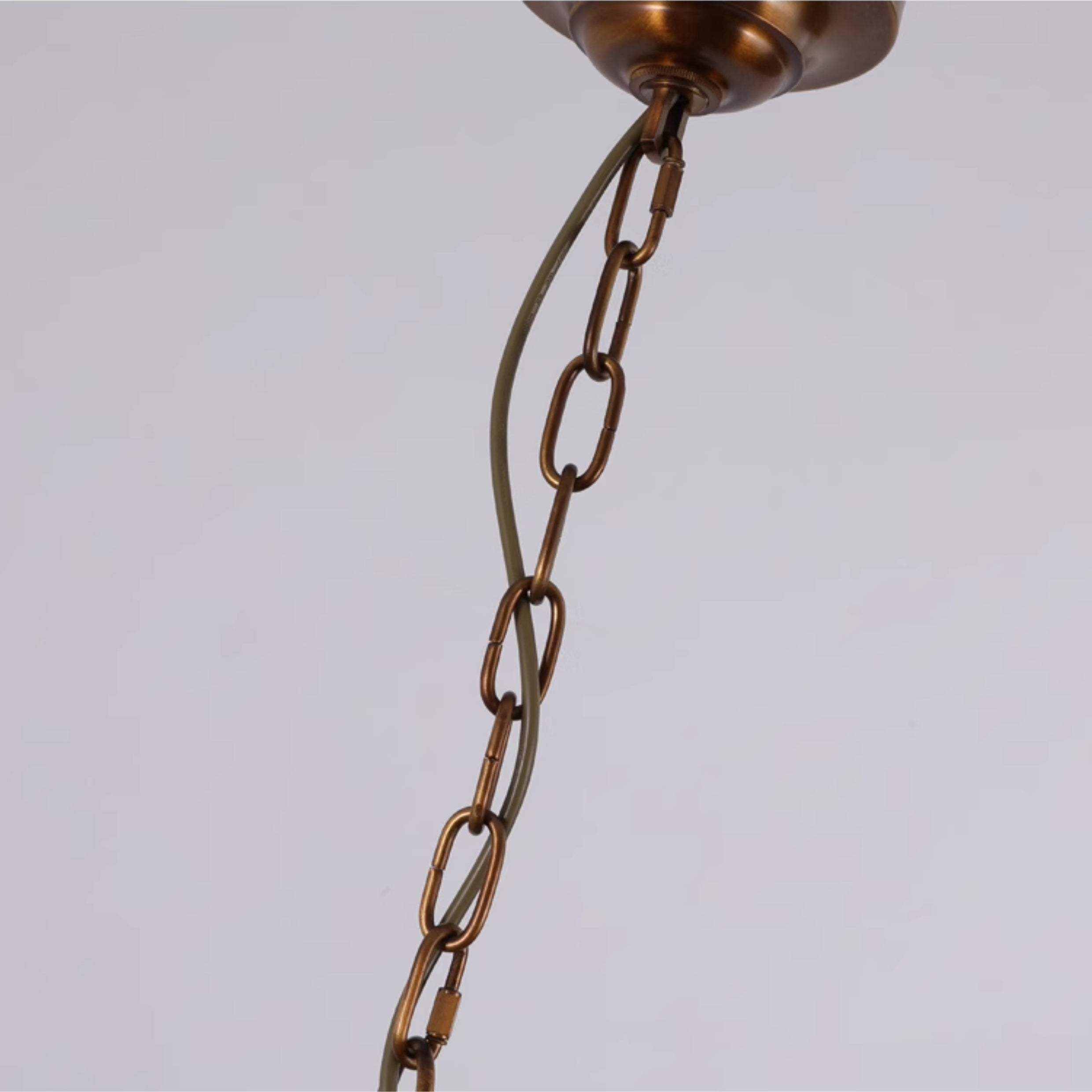 Ciphaen Postmodern Luxury Brass Glass Chandelier - Letslighting