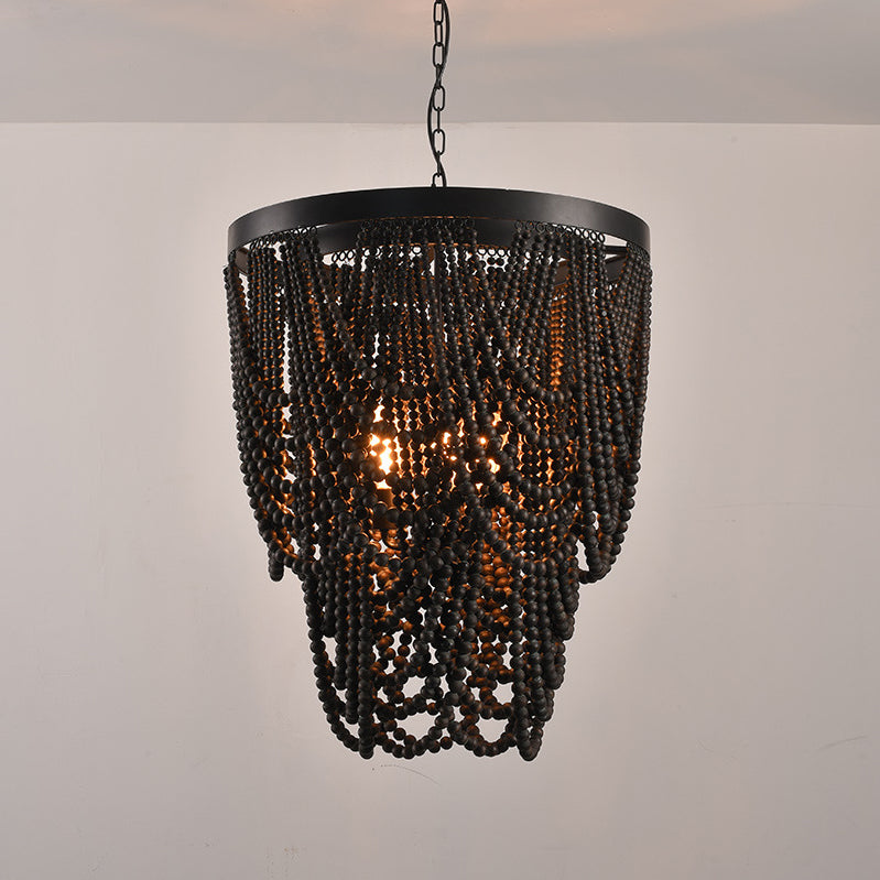 Ordore Postmodern Luxury Wooden Chandelier - Letslighting