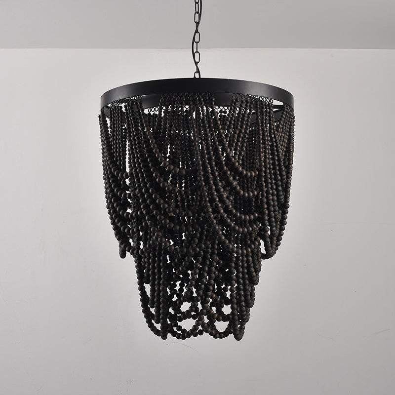Ordore Postmodern Luxury Wooden Chandelier - Letslighting