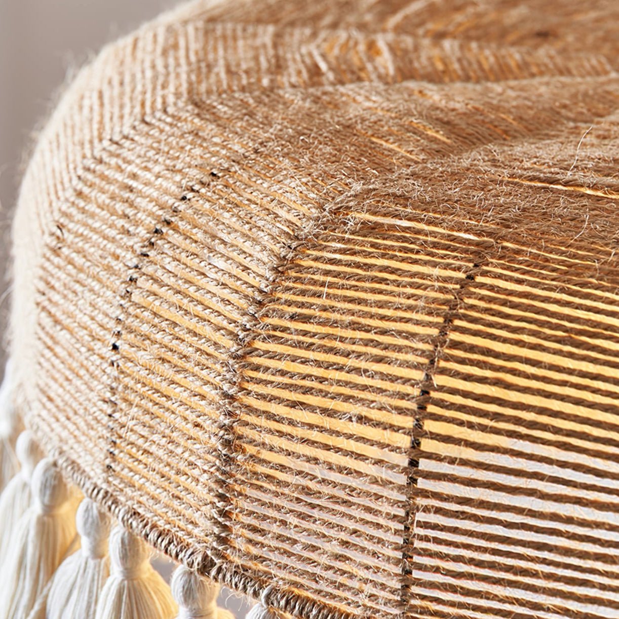 Boho Handwoven Jute Pendant Light - Letslighting