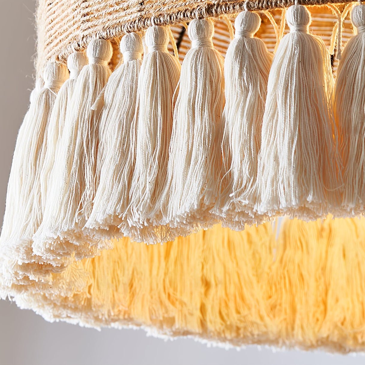 Boho Handwoven Jute Pendant Light - Letslighting