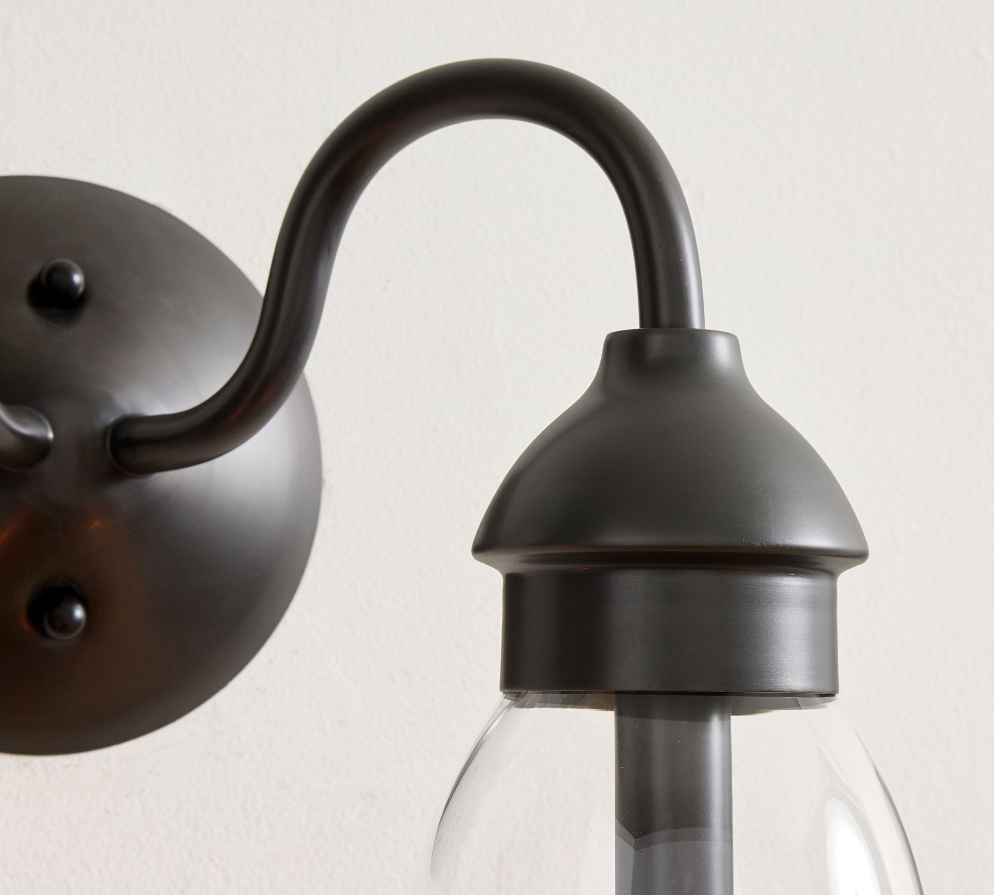 Nydoreth Modern Minimalist Copper Glass Wall Lamp - Letslighting