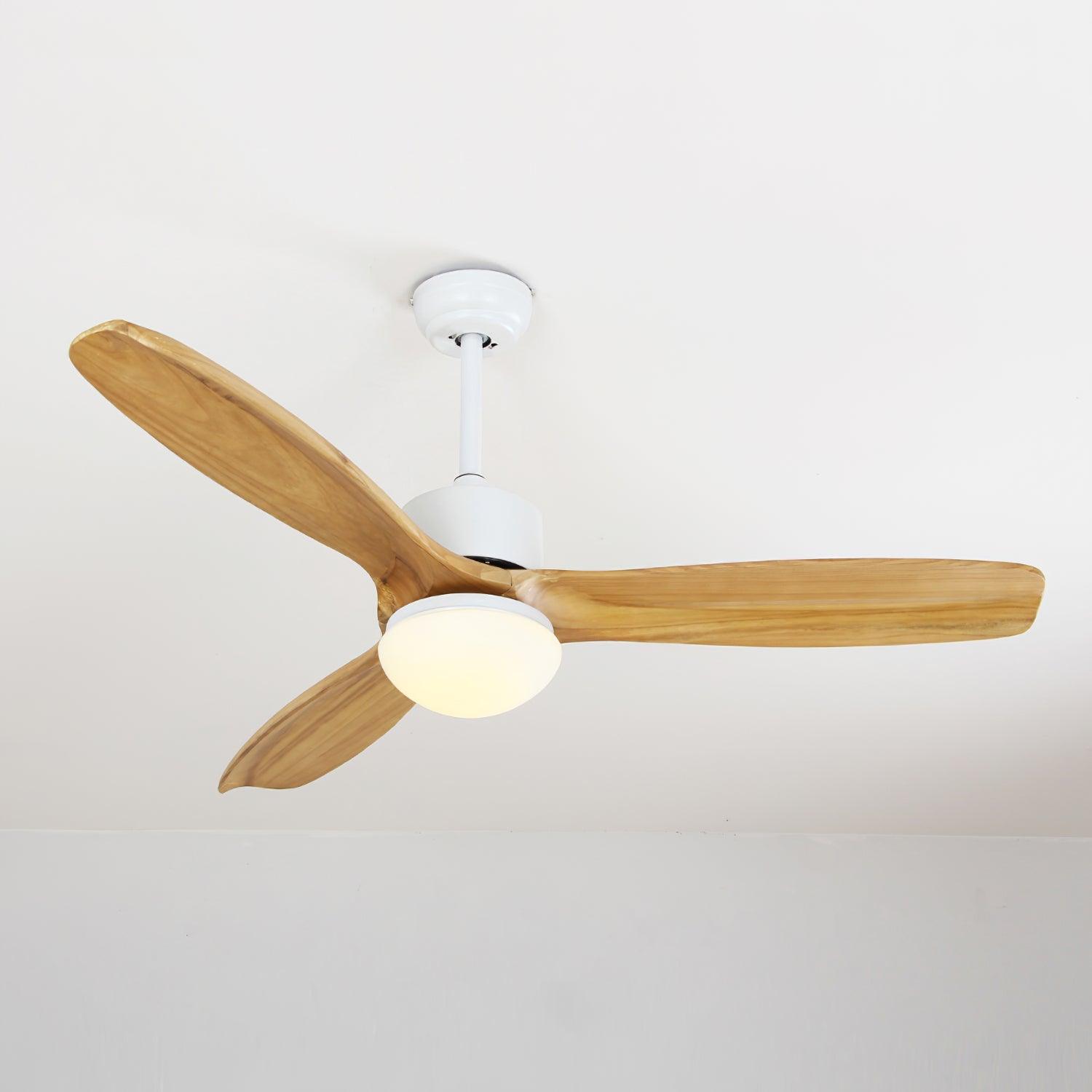 Utalis Elegance Natural Ceiling Fan Light - Letslighting