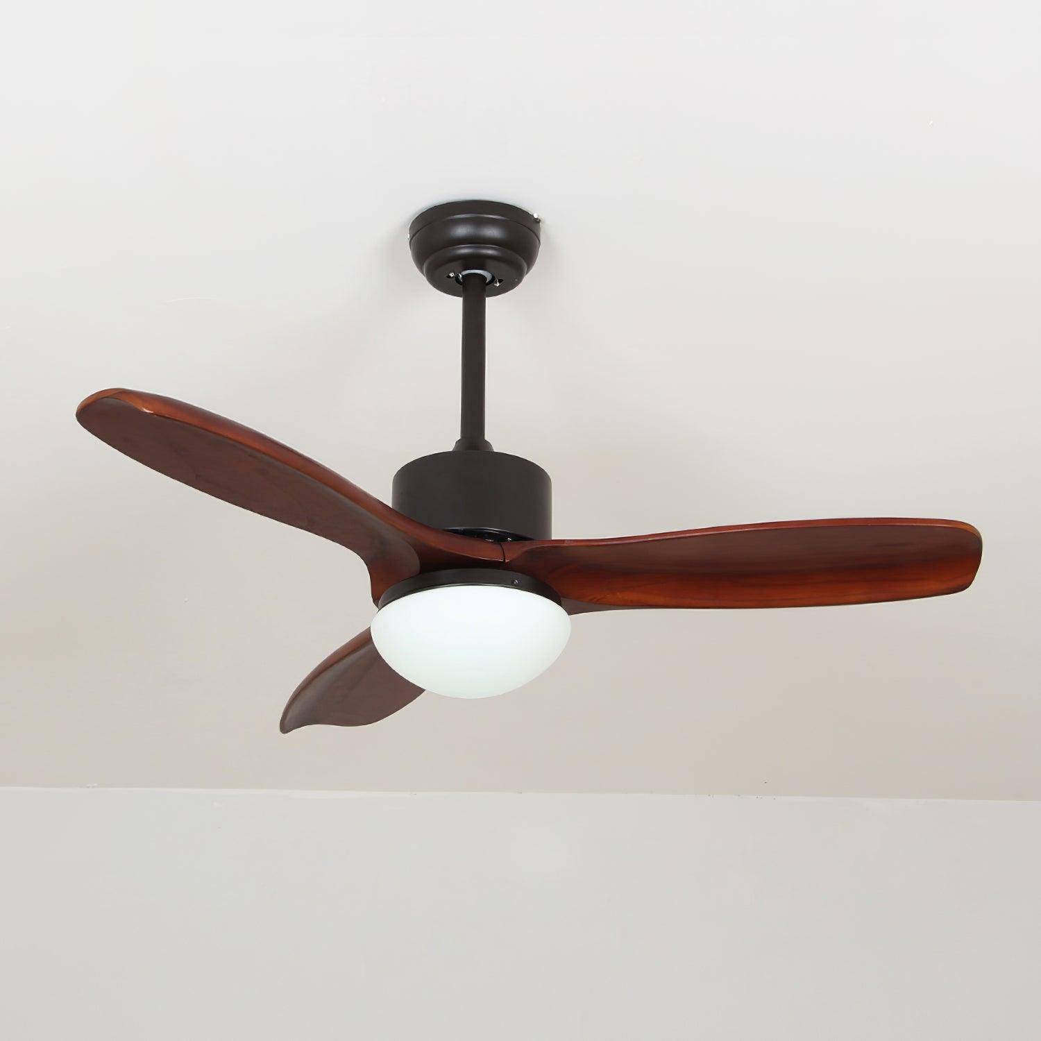 Utalis Elegance Natural Ceiling Fan Light - Letslighting