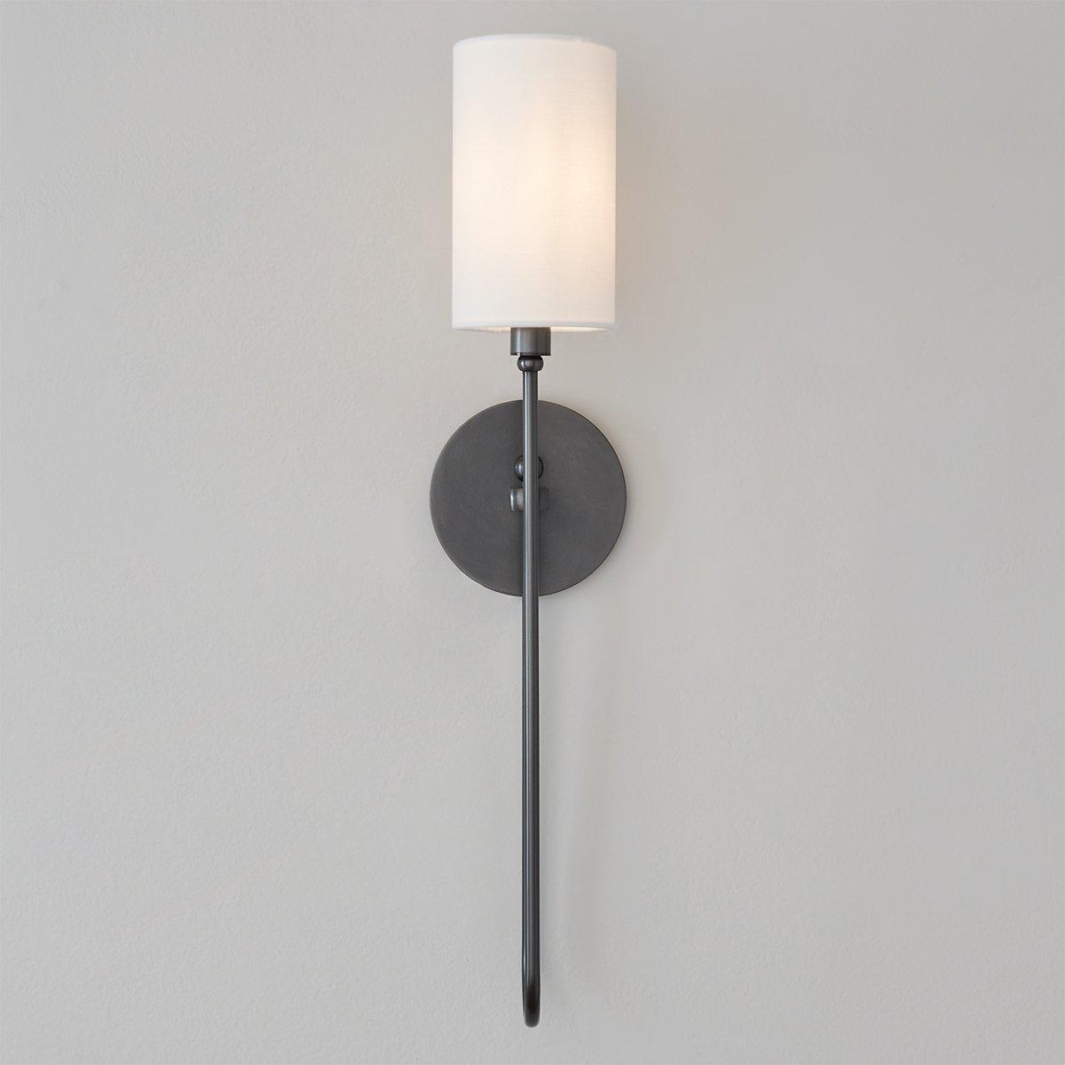 Syvineth Modern Minimalist Brass Fabric Wall Lamp - Letslighting