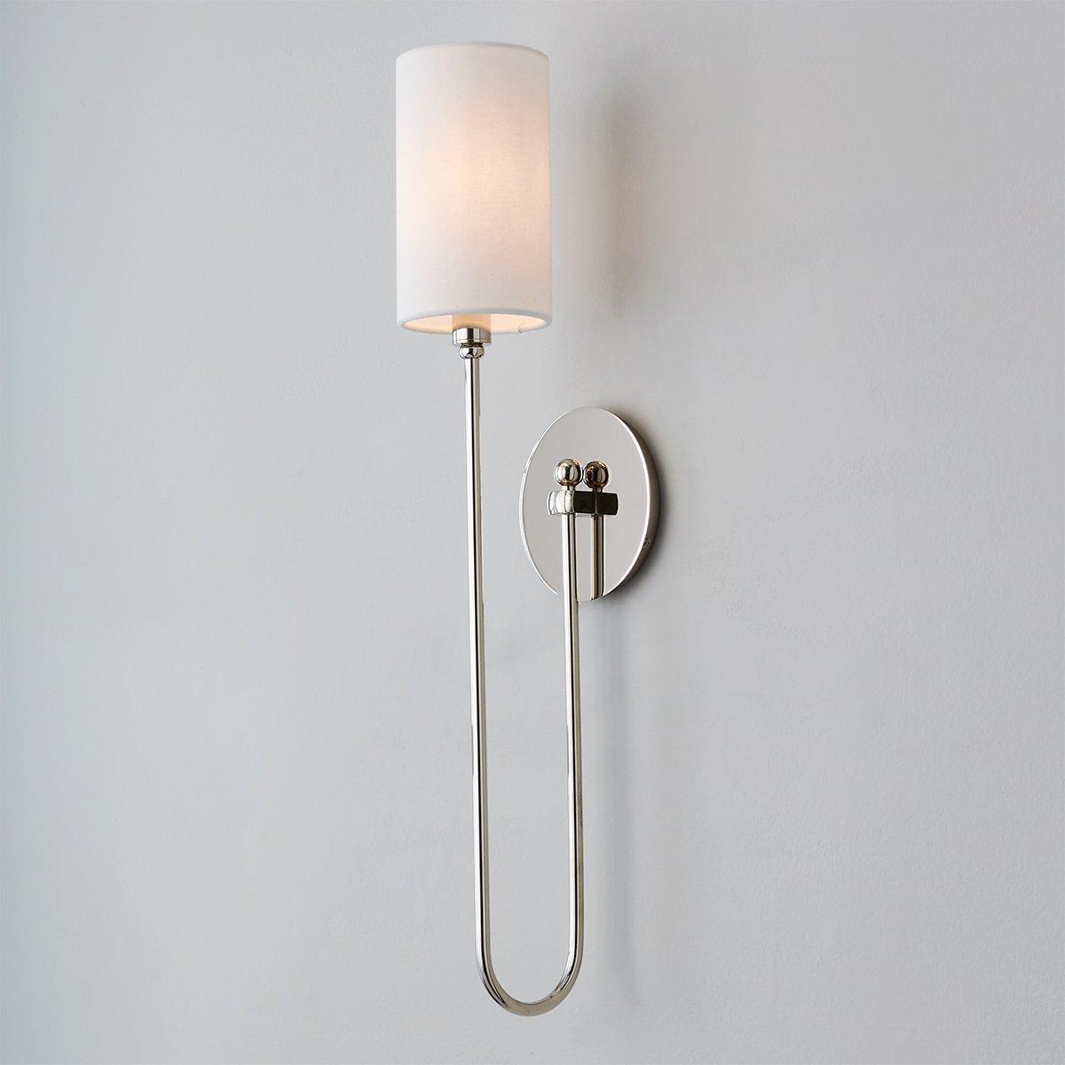 Syvineth Modern Minimalist Brass Fabric Wall Lamp - Letslighting