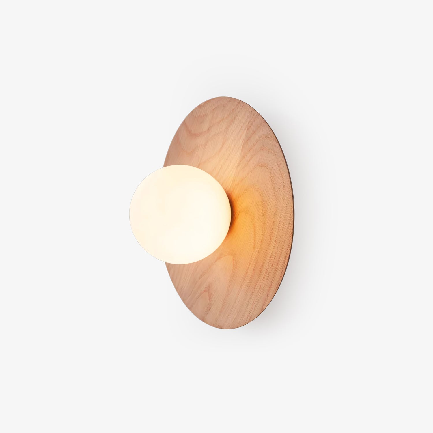 Arlirir Modern Minimalist Wooden Glass Wall Light - Letslighting