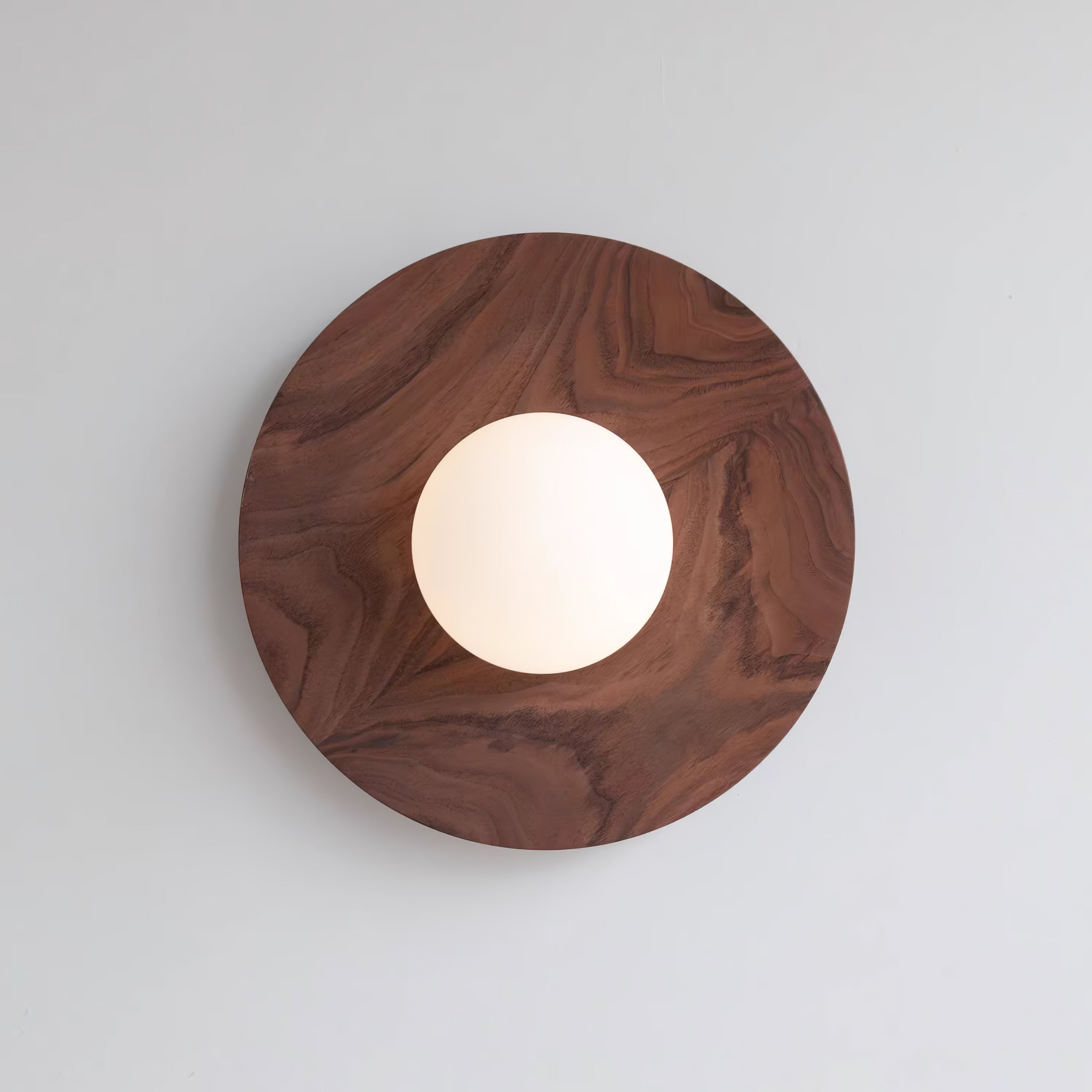Arlirir Modern Minimalist Wooden Glass Wall Light - Letslighting