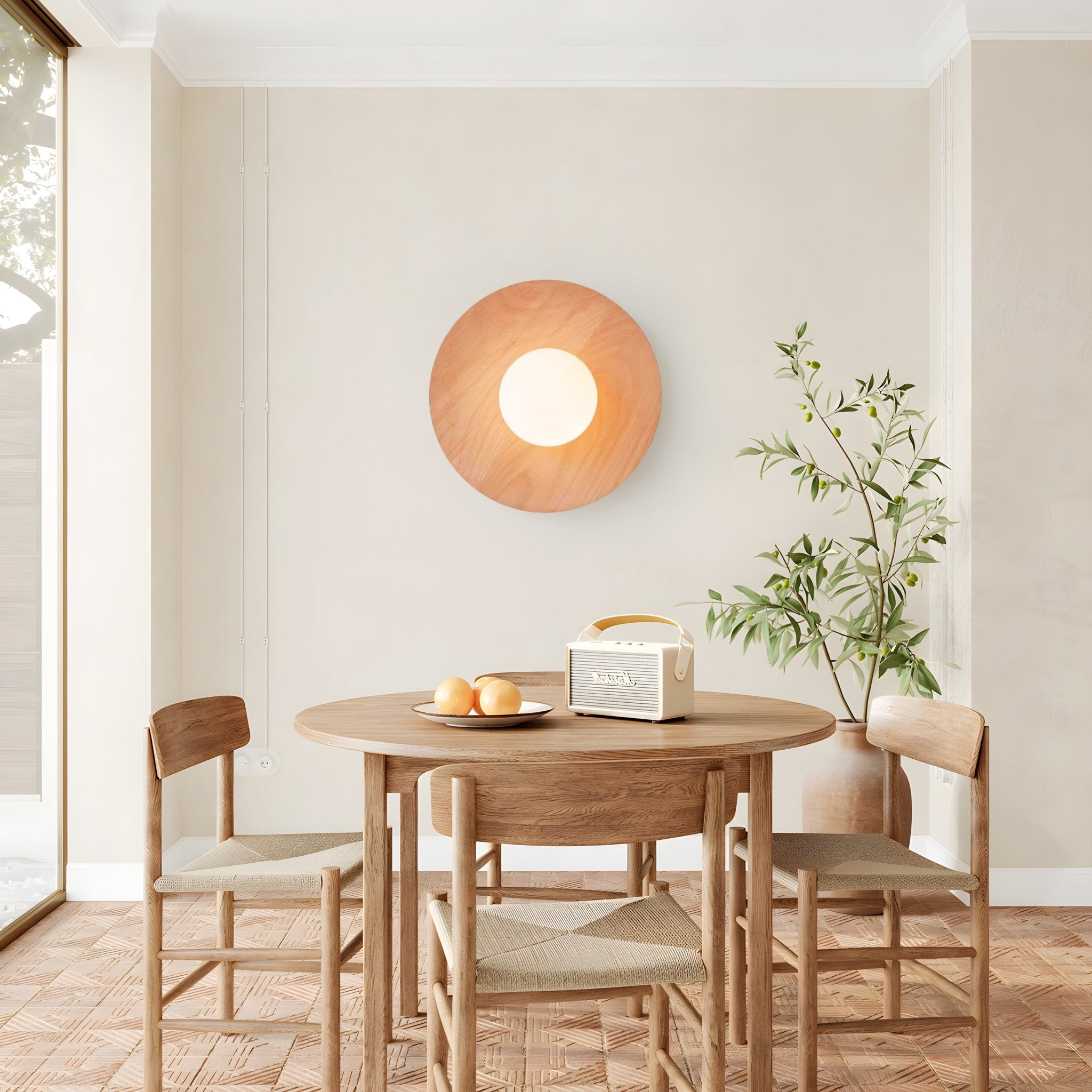 Arlirir Modern Minimalist Wooden Glass Wall Light - Letslighting